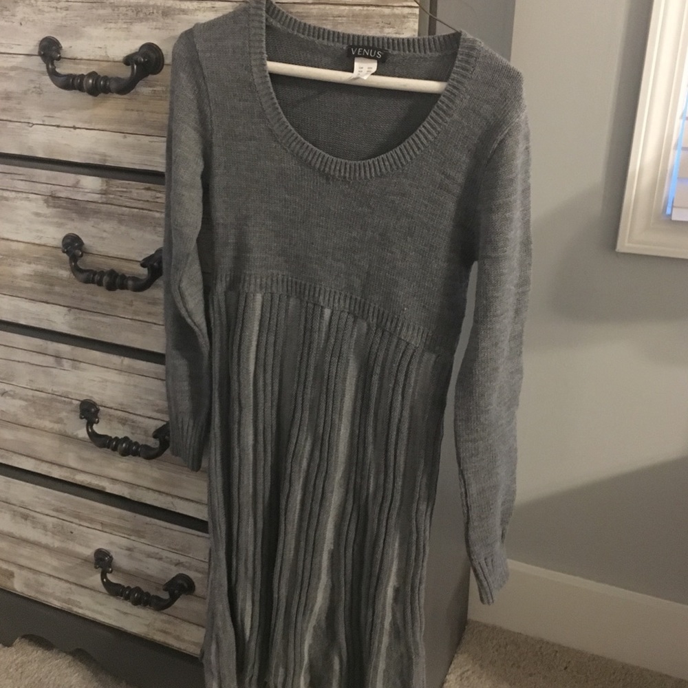 Grey Venus Sweater Dress❄️